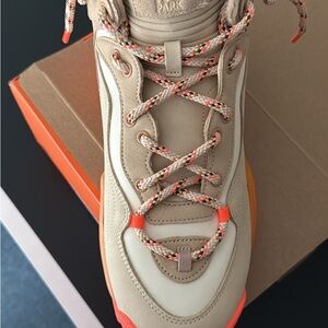 adidas Beige and Orange x IVY Park Magic Beige Low Top Chunky Sneakers IVPTT200